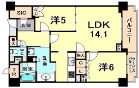 ルネグラン夙川北名次の間取り画像