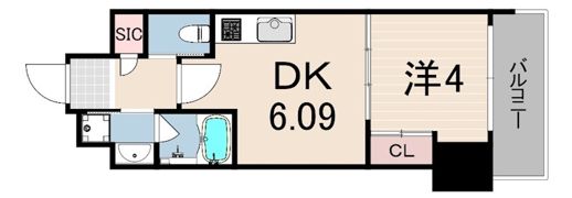 プレジオ日暮通の間取り画像