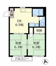 ファミールハイツの間取り画像