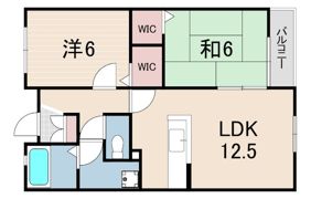 ソレアード甲東園の間取り画像