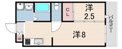 AILE甲東園の間取り画像