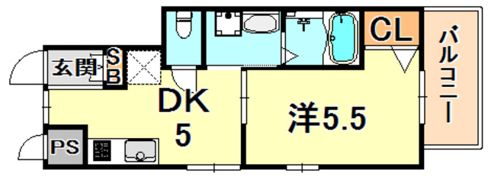 林ハイツの間取り画像