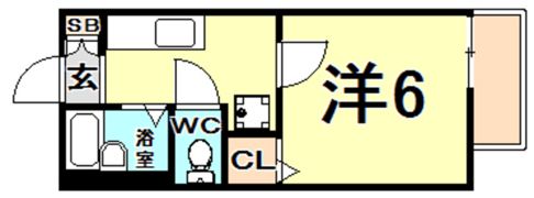 ラッキータウン2番館の間取り画像