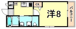ワコーレヴィータ新伊丹の間取り画像