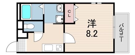 フジパレス阪急園田WESTI番館の間取り画像