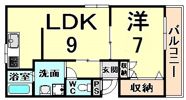 シュレスヘン南塚口の間取り画像