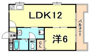 フローレンス西宮2の間取り画像