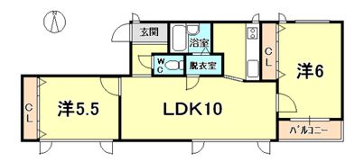 サンロイヤル神垣の間取り画像