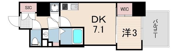 セレニテ神戸ミラクの間取り画像