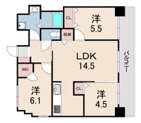 レーヴメゾン尼崎昭和通の間取り画像