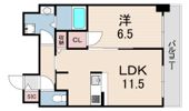 レーヴメゾン尼崎昭和通の間取り画像