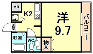 ラ・セーヌ西宮の間取り画像