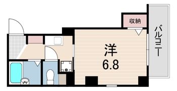 KマンションJINの間取り画像