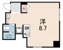 アルテハイム神戸県庁前の間取り画像