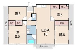 フェルザ西宮の間取り画像