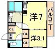 フジテラス甲東園の間取り画像