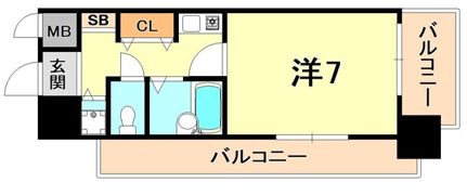 リーガル神戸元町の間取り画像