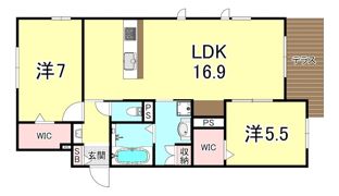 クラルテ 岡本 宮ノ前の間取り画像