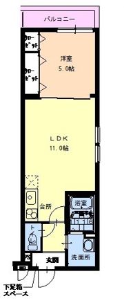 フジパレス立花町3番館の間取り画像