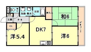 グランエクセル武庫の間取り画像