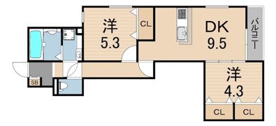 ハウスオブグレイスの間取り画像