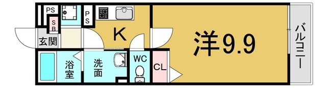 リブリ・尼崎メゾンの間取り画像