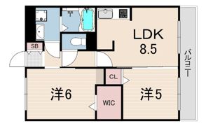 ペルル3の間取り画像
