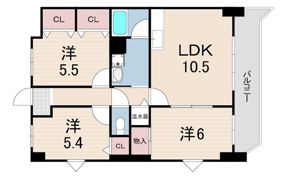 グランドール園田の間取り画像