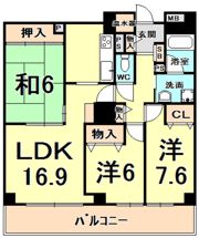 ラピタス31西宮の間取り画像