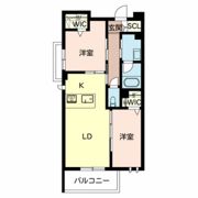 フローリス コートの間取り画像