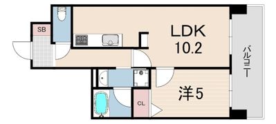 コスモ神戸サウスアヴェニューの間取り画像