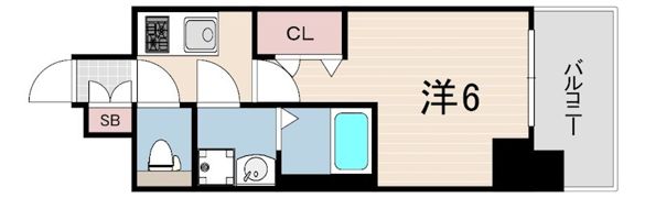 レジュールアッシュ神戸ヴィヴァンの間取り画像