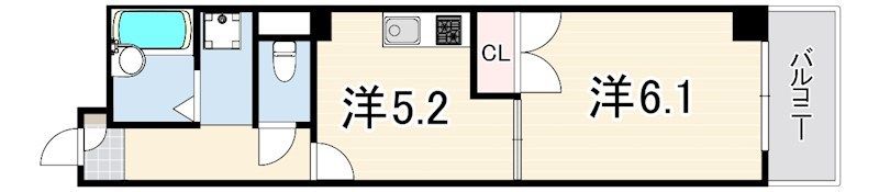 パレスNADAの間取り画像