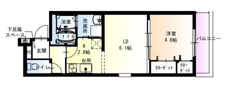 フジパレス尼崎西浦公園南の間取り画像