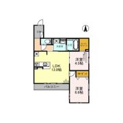 D-room南塚口の間取り画像