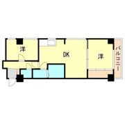 ヴィラコート三宮の間取り画像