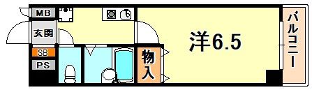ブルーム神戸三宮の間取り画像