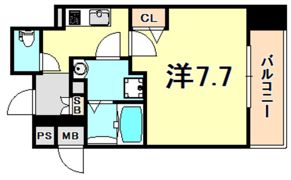 プレサンス神戸元町ベルシオンの間取り画像