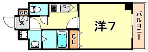 スワンズ新神戸ウィータの間取り画像