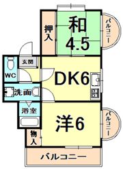 COZY西宮の間取り画像