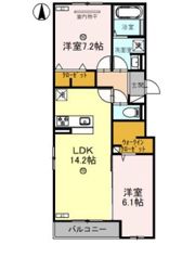 エテルノ塚口の間取り画像
