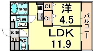 カーサオクターブの間取り画像