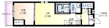 フジパレス尼崎三反田2番館の間取り画像