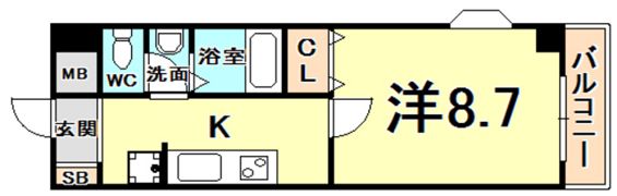 パセオ西宮北口町の間取り画像