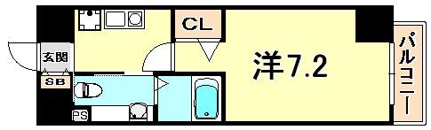 アロハ三宮の間取り画像