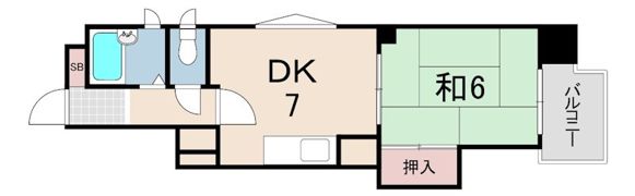 ソシエ立花IIの間取り画像