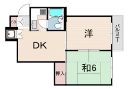 パラツィーナ立花の間取り画像