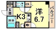 エスティライフ武庫之荘の間取り画像