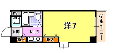 ハーバーヒル大倉山の間取り画像