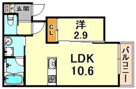 アリシア畑原通の間取り画像